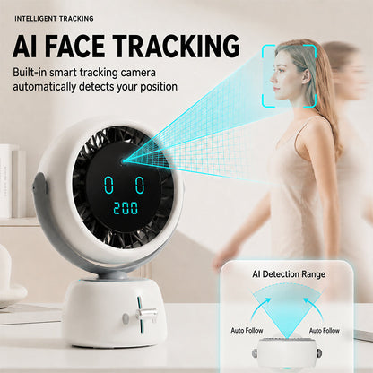 ⏳Time-Limited Special⏰Smart Face Tracking Desktop Fan