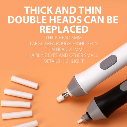 Battery Operated Sketching Eraser Pen with Dual Sizes