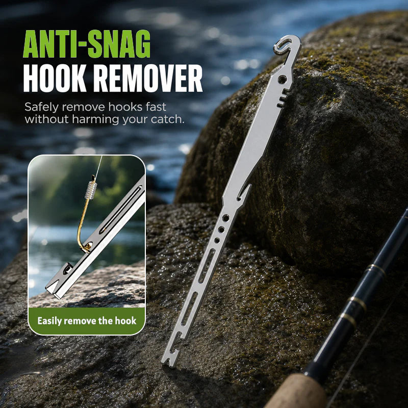 ⏳Limited-time 49% off⏰6-in-1 Stainless Steel Fishing Multi Tool Hook Remover and Knot Tyer🎣🐟