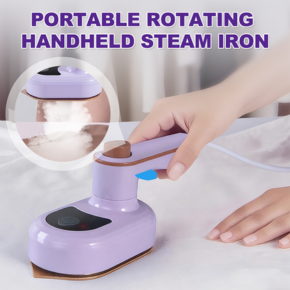 👕 LIMITED-TIME 50% OFF! ⚡Portable Rotating Handheld Steam Iron