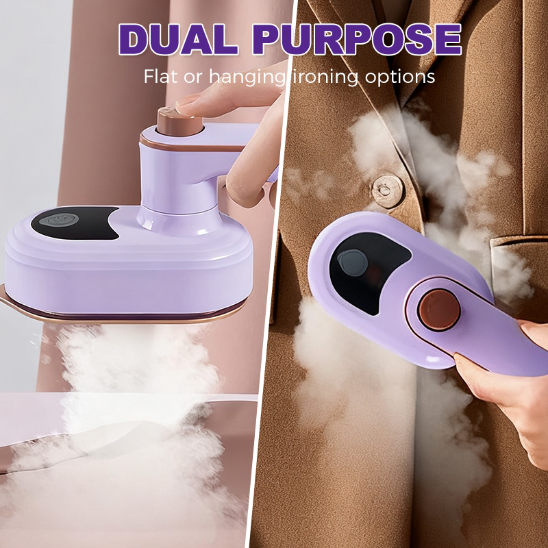 👕 LIMITED-TIME 50% OFF! ⚡Portable Rotating Handheld Steam Iron