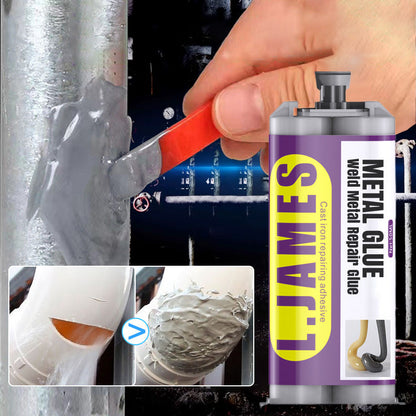 🔥Hot Sale 49% OFF🔥 Metal Weld Repair Glue – 2-Part Epoxy, Waterproof, Heat-Resistant, Drillable 🔧