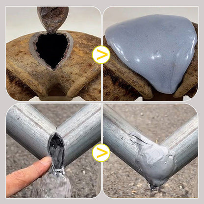 🔥Hot Sale 49% OFF🔥 Metal Weld Repair Glue – 2-Part Epoxy, Waterproof, Heat-Resistant, Drillable 🔧