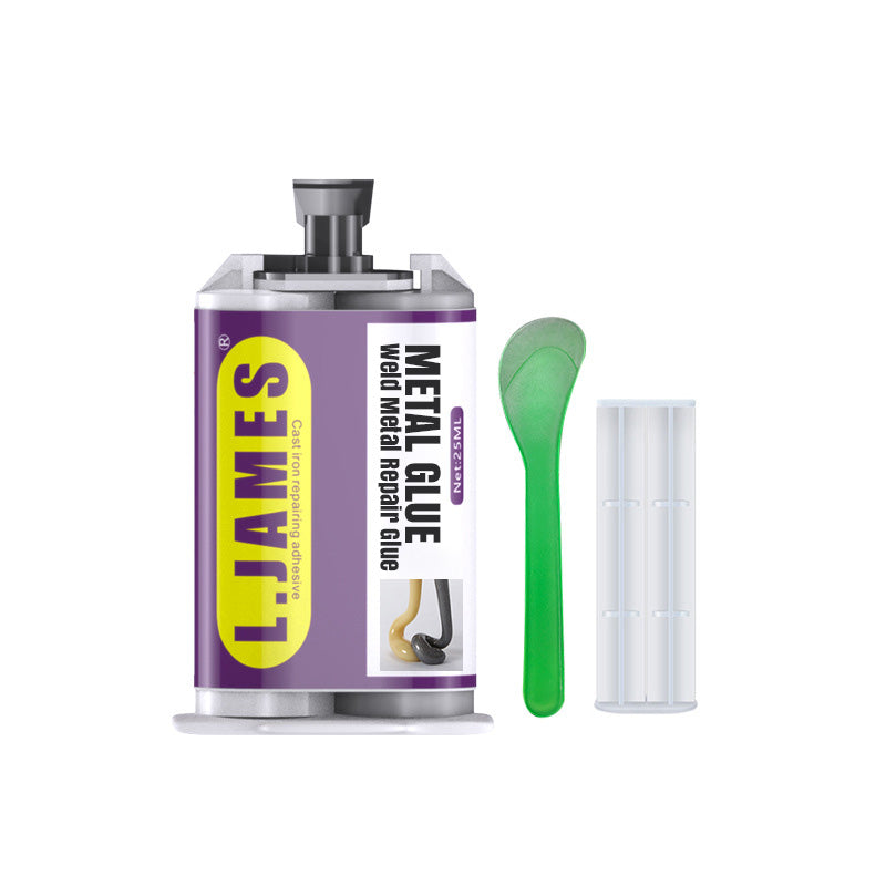 🔥Hot Sale 49% OFF🔥 Metal Weld Repair Glue – 2-Part Epoxy, Waterproof, Heat-Resistant, Drillable 🔧