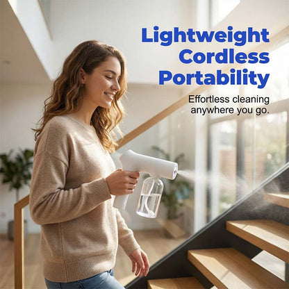 🥳2026 HOT SALE🥳💞50K+ SOLD!🚗🏠 49% OFF! Cordless Nano Spray Gun – Adjustable mist, no cord hassle. Perfect for disinfection & dusting. A cleaning essential! 🔫🌿